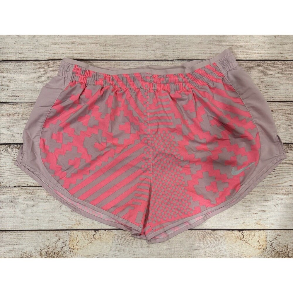 Nike DRI-FIT Women's Elastic Waist Lined Athletic Running Shorts Size Medium